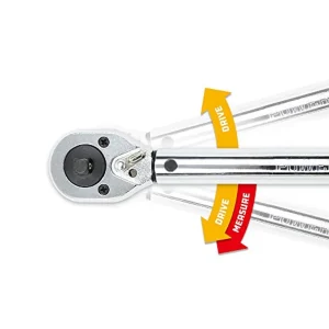 Powerbuilt 944001 Alltrade 3/8 &1/2 Dual Dr Torque Wrench (10-150′) - view 2