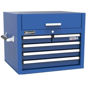 Homak PRO II Series 27″ 5-Drawer Top Chest, Blue (BL04027702)