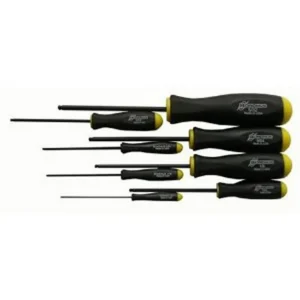 Bondhus 10632 8pc Balldriver Screwdrivers, ProGuard Finish, sizes .050-5/32-Inch