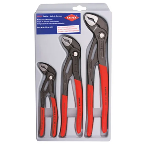 Knipex 3-Pc Cobra Pliers Set (002006US1)