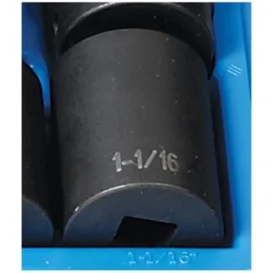 Grey Pneumatic 1/2″ Drive x 1-1/16″ Standard – 12 Point Socket (2134R) - view 2