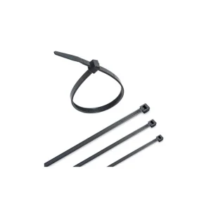ATD Tools 400 Pc. Black UV Stabilized Nylon Cable Tie Assortment – 20400