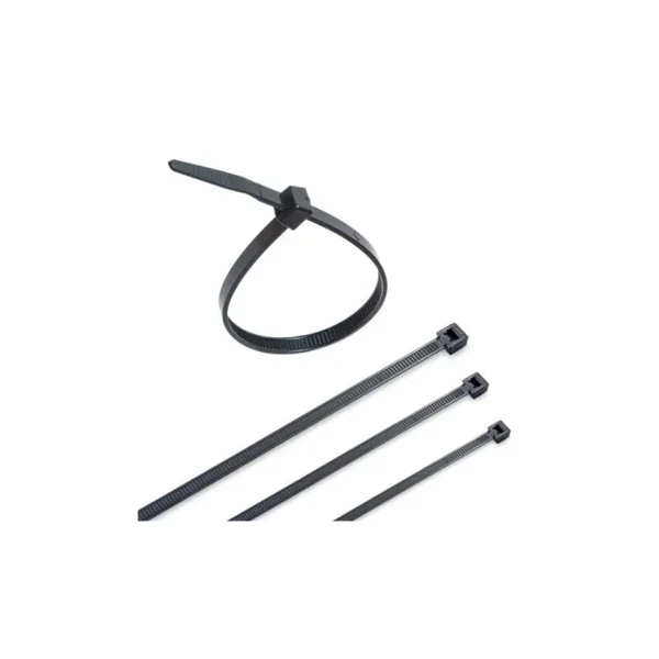 ATD Tools 400 Pc. Black UV Stabilized Nylon Cable Tie Assortment – 20400