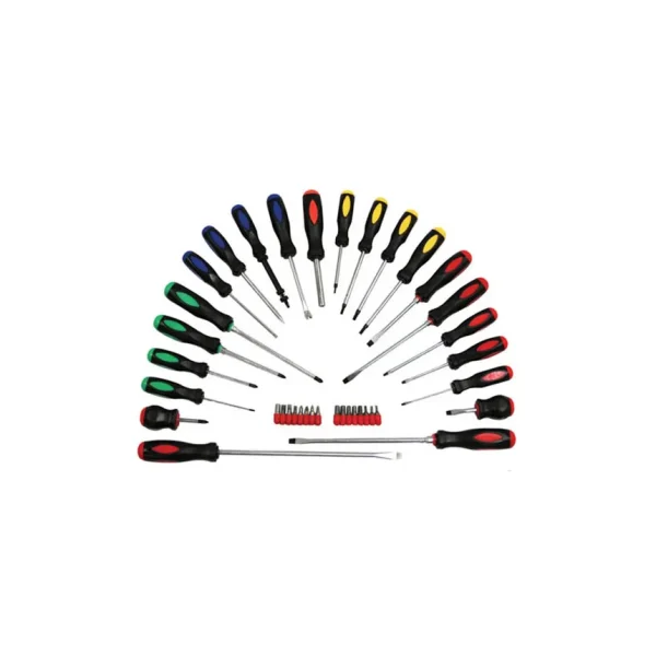 ATD Tools 22 Pc. Screwdriver with 16 Pc. Bit Set