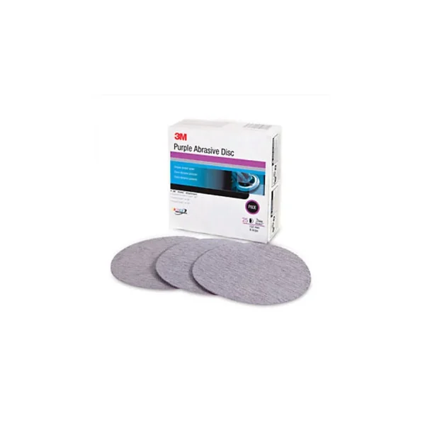 3M Purple Abrasive Disc, 6″, 25 discs per box