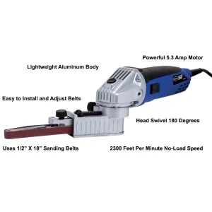 Eastwood Electric Mini Belt Sander - view 3