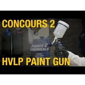 Eastwood Concours 2 – Single HVLP Spray Paint Gun Kit in Aluminum Case