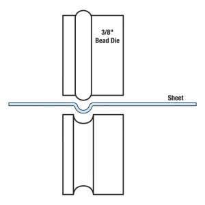 Eastwood Bead Roller 3/8 Inch Bead Dies - view 2