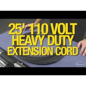 Eastwood 25ft Heavy Duty 110V Extension Cord