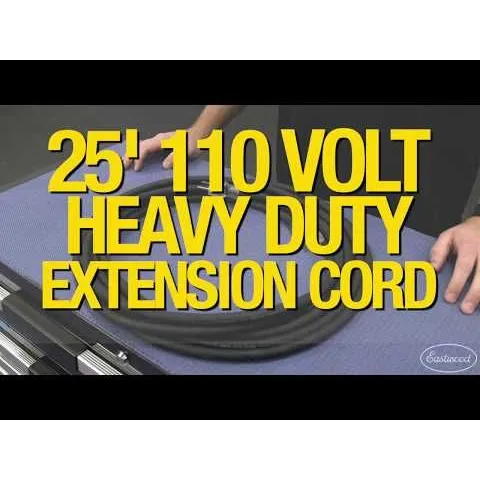 Eastwood 25ft Heavy Duty 110V Extension Cord