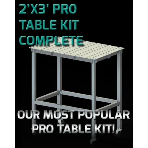 Certiflat Heavy Duty 2 ft. X 3 ft. Welding Table and Leg Kit with Swivel Casters - view 2