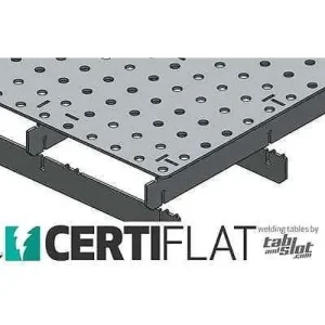 Certiflat Heavy Duty 2 ft. X 3 ft. Welding Table and Leg Kit with Swivel Casters - view 3