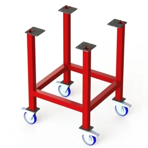 CertiFlat FR3648-U-K 36 Inch X 48 Inch fabRack Leg Kit with Casters for fabBlocks - view 2