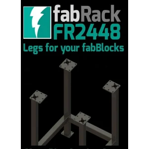 CertiFlat FR2448-U 24 Inch X 48 Inch fabRack Leg Kit for fabBlocks