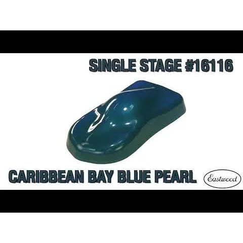 Eastwood Caribbean Bay Blue Pearl 3:1 Single Stage Automotive Car Paint