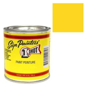One Shot Lemon Yellow Paint 1/2 Pint - view 2