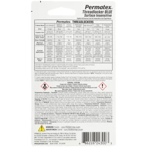 Permatex 10ml Blue Medium Thread Sealant – 24300 - view 4