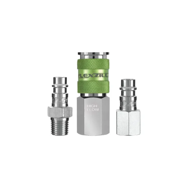 Legacy 3 Pc. 1/4″ NPT Flexzilla® Coupler & Plug Kit – A53452FZ