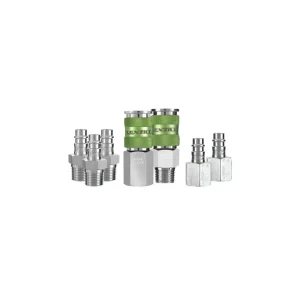 Legacy 7pc Coupler & Plug Kit 3/8 in NPT Steel/Aluminum – A53657FZ