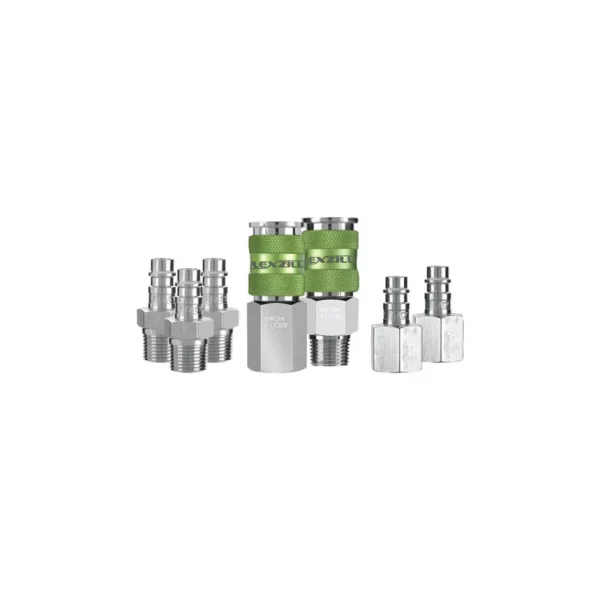 Legacy 7pc Coupler & Plug Kit 3/8 in NPT Steel/Aluminum – A53657FZ