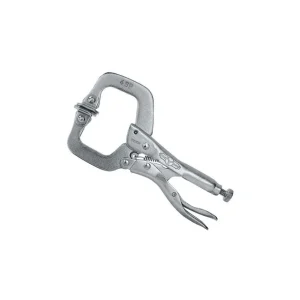 Irwin Vise-Grip 4″ Locking C-Clamp with Swivel Pads – 4SP