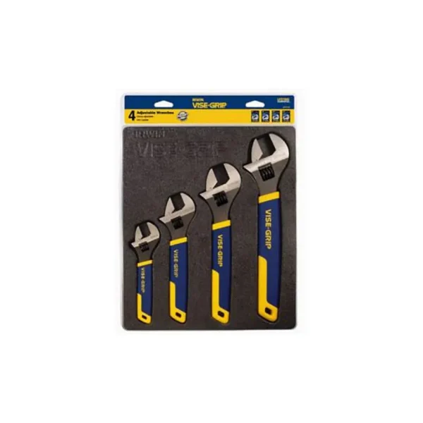 Irwin Vise-Grip 4 Pc Adjustable Wrench Tray Set – 2078706