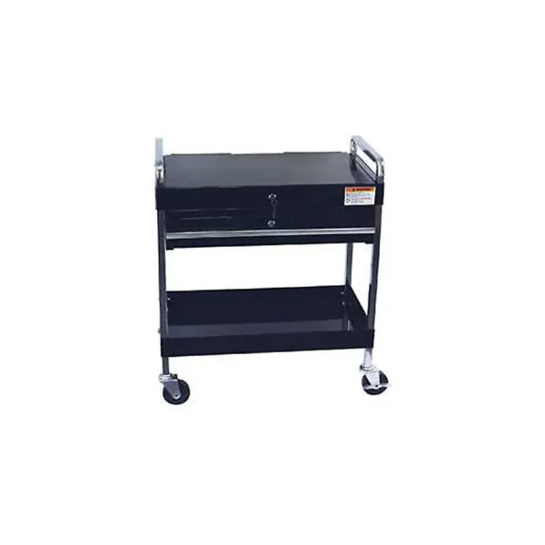 Sunex Tools Service Cart With Locking Top With Locking Drawer-Black – 8013ABK
