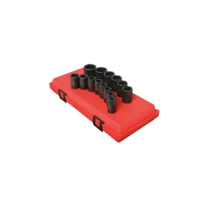 Sunex Tools 1/2″ Drive 14 Pc. Metric Impact Socket Set – 2652