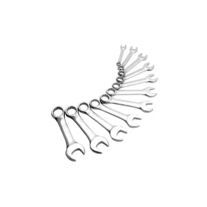 Sunex Tools 11 Pc. SAE Stubby Combination Wrench Set – 3/8″ through 1″ – 9930