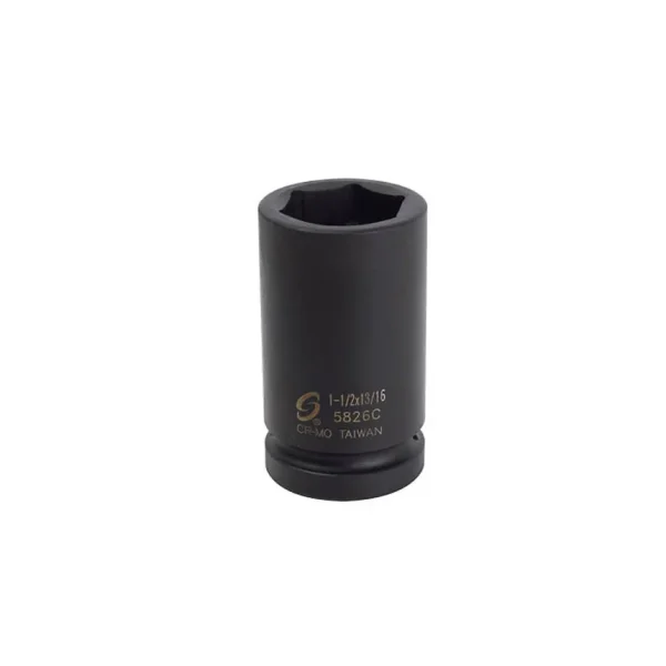 Sunex Tools 1″ Drive 1-1/2″ x 13/16″ Combination Budd Wheel Impact Socket – 5826C
