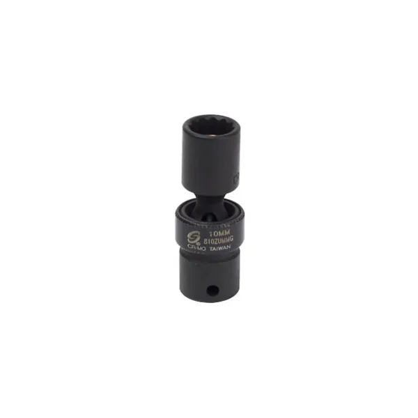 Sunex Tools 1/4″ Drive 12 Point 10mm Magnetic Universal Impact Socket – 810ZUMMG