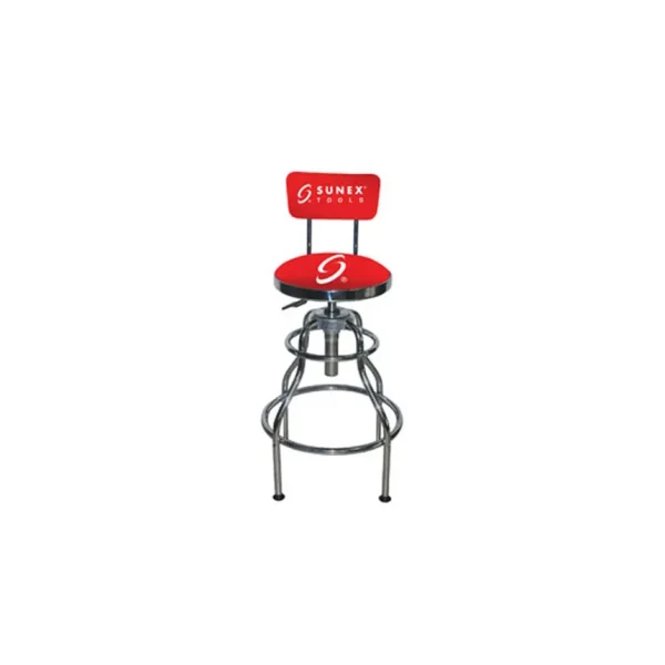 Sunex Tools Hydraulic Shop Stool (Chrome) – 8516