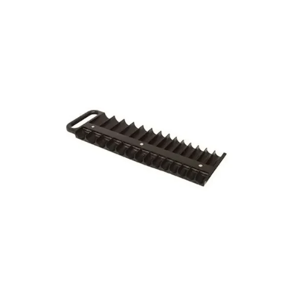Lisle Large Magnetic 3/8″ Socket Tray – Black – 40210