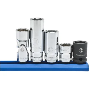 Gearwrench 80946 5 Piece 3/8″ Drive 15mm Socket Set