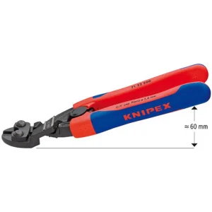 Knipex CoBolt® Compact Bolt Cutter Angled 8-Inch (7122200)