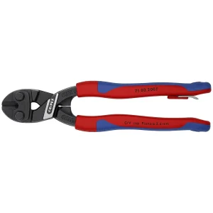 Knipex 8″ High Leverage Cobolt Cutters with Tether Attachment (7102200TBKA) - view 3