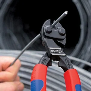 Knipex 8″ High Leverage Cobolt Cutters with Tether Attachment (7102200TBKA) - view 4