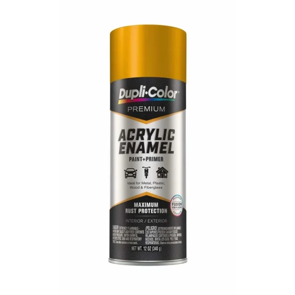 Dupli-Color 12oz School Bus Yellow Acrylic Enamel Spray Paint (PAE109)