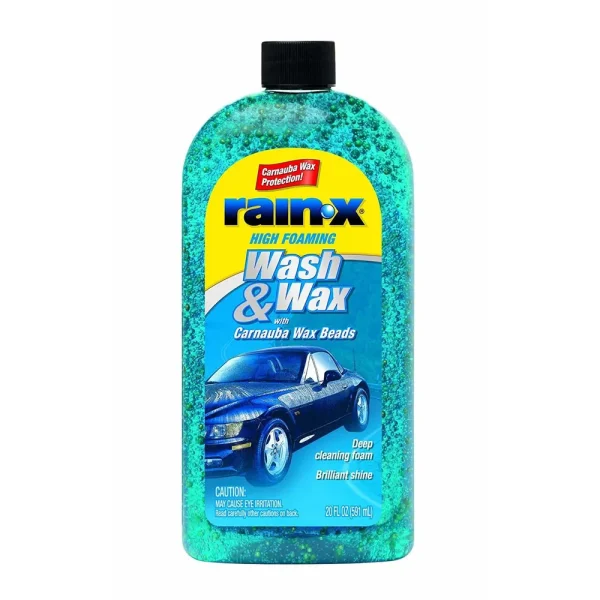 Rain-X RX51820D Wash & Wax with Carnauba Wax Beads, 20 oz. bottle