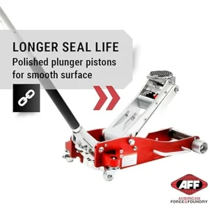 American Forge & Foundry Lightweight 3 Ton Aluminum Service Jack with Dual Hydraulics (210) - view 4