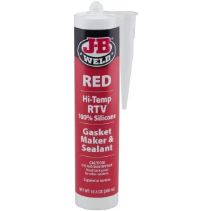 JB Weld 31914 Red High Temperature RTV Silicone Gasket Maker and Sealant 10.3 oz