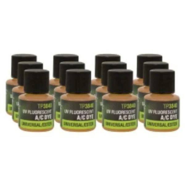 Tracerline TP3840-P12 UV Fluorescent A/C dye Universal/Ester 1 Oz, 12 bottles