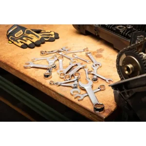 Gearwrench 81634 12 Point Metric Stubby Full Polish Combination Wrenches - view 3