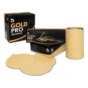 US Chemical And Plastics 6″ PSA Sanding Disc Gold 100-Pack 800-Grit (82319)
