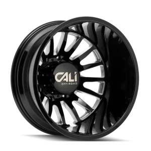 Cali Off-Road Summit Dually Rear 9110 Gloss Black Milled Wheels