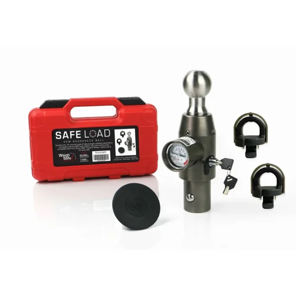 Weigh Safe Gooseneck Ball OEM for Ford, Chevrolet w/Pucks (30K GTWR) (WSFWSOEMPU)