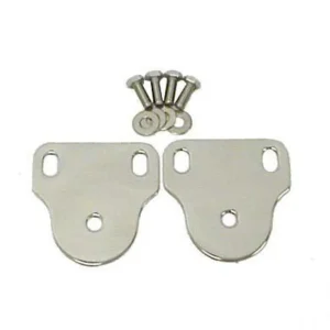 Smittybilt 7695 CJ & Wrangler YJ Inside Windshield Brackets Stainless Steel (SMB7408)