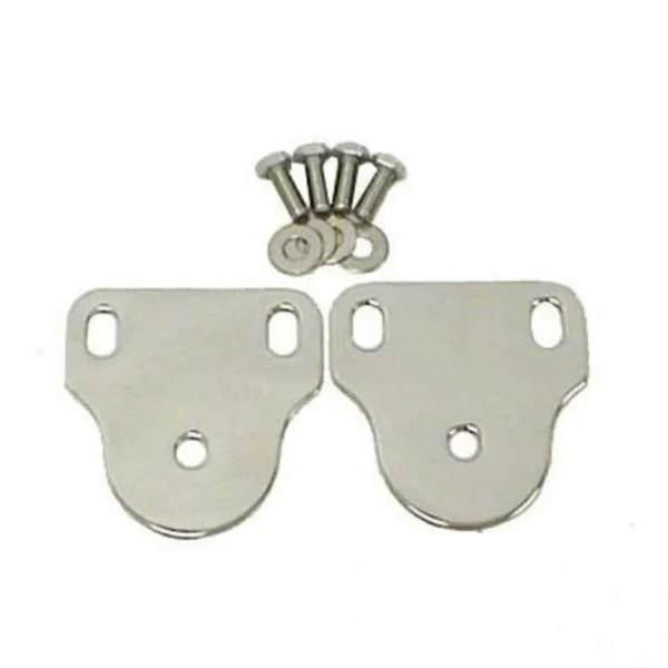 Smittybilt 7695 CJ & Wrangler YJ Inside Windshield Brackets Stainless Steel (SMB7408)