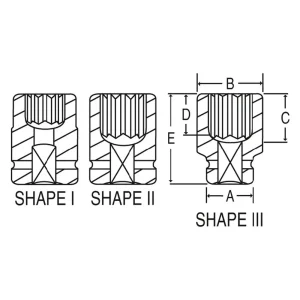 Grey Pneumatic 1″ Drive 1-15/16″ 12-Point Standard Impact Socket (4262R) - view 2