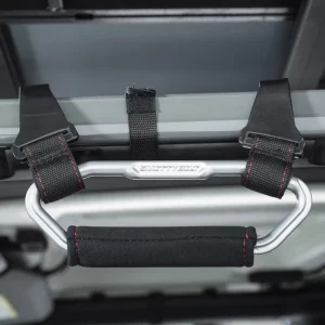 Smittybilt Extreme Grab Handles Black/Silver for Wrangler JL/Gladiator JT (SMB779311)